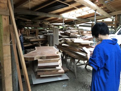 ダイニングテーブル製作打ち合わせ