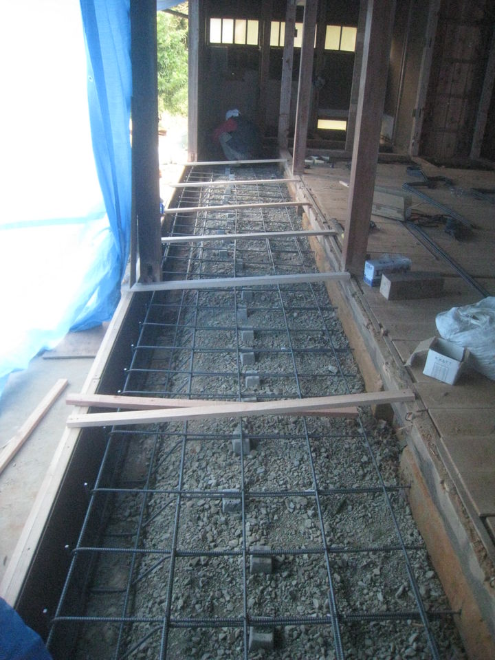 N様邸改修工事 基礎工事①