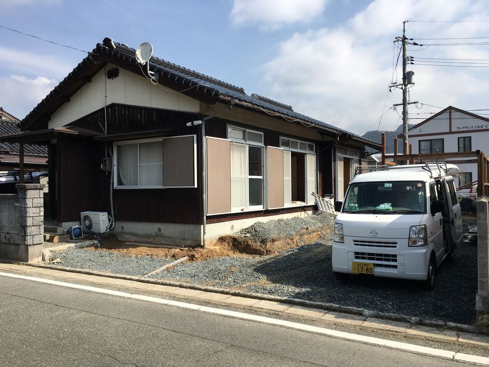 山口市吉敷の家改修工事①　工事スタートしました。
