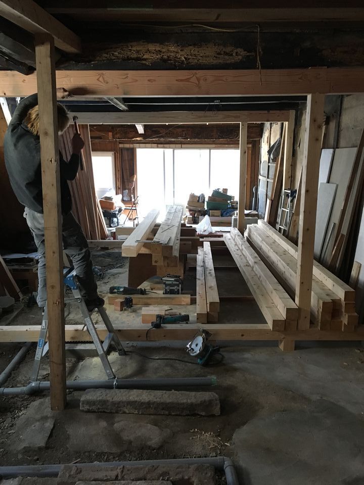 下関今浦町の家④　構造補強