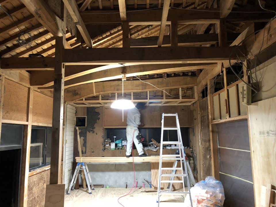 豊浦の古民家改修工事②