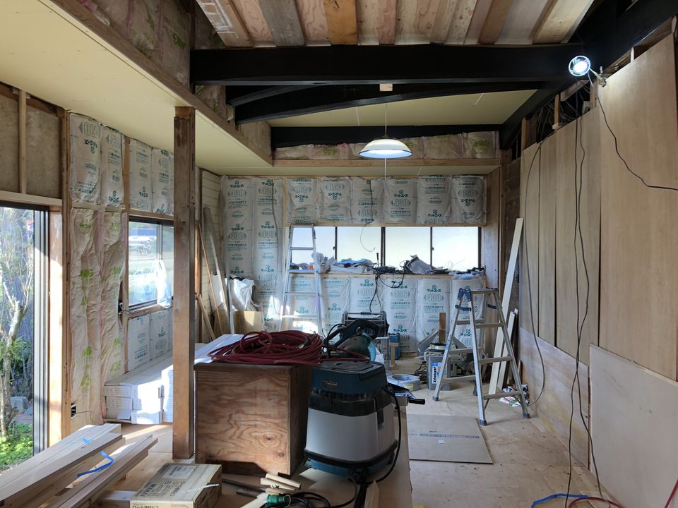 豊浦の古民家改修工事③