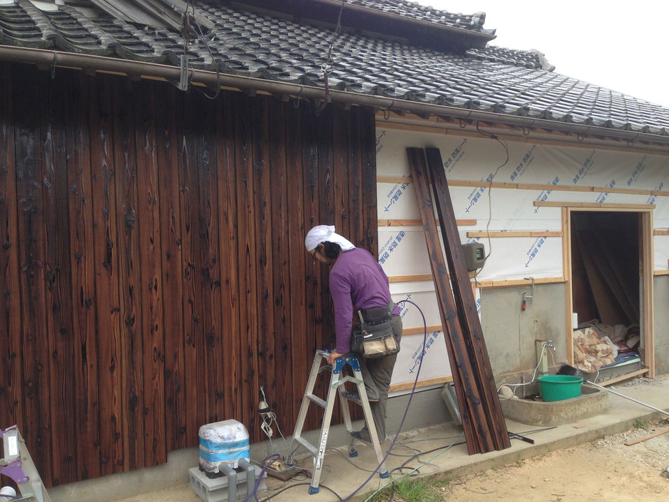 N様邸改修工事 仕上工程